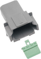 Namz Custom Cycle #DR-8G - 8-Wire Grey Deutsch Rcptcl & Wdglck Hd# 72128-94gy