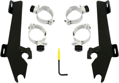 Memphis Shades #MEB1990 - Batwing Trigger Lock Mounting Kit - M50 - Black