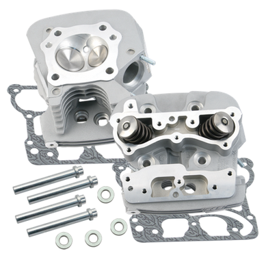 S&S Cycle 900-0344 S&S Cycle 2006 Dyna Super Stock 91cc Cylinder Heads - Silver