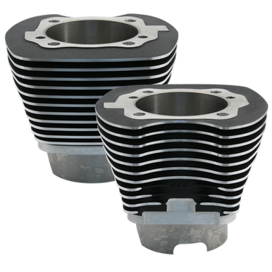 S&S Cycle 910-0281 S&S Cycle 99-06 BT 4-1/8in Bore Cylinder Set For 111in - Wrinkle Black