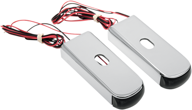 Alloy Art #DSL8-2 - LED Strut Light - Red '06-'17 FXD