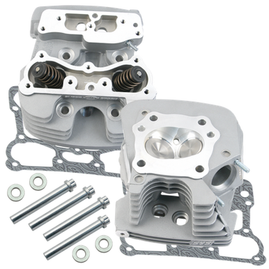 S&S Cycle 900-0254 S&S Cycle 99-05 BT Super Stock 79cc Cylinder Head Kit - Silver