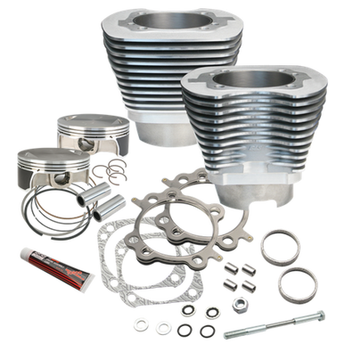S&S Cycle 910-0213 S&S Cycle 07-17 BT 117in Big Bore Cylinder Kit - Silver