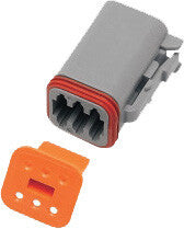 Namz Custom Cycle #DP-6G - 6-Wire Grey Deutsch Plug & Wdglck Hd# 72136-94gy