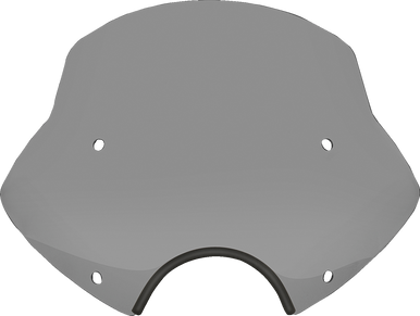 Memphis Shades #MEP54312 - Speed Demon Sportshields - 13" - 7" Headlight Cutout - Black Smoke