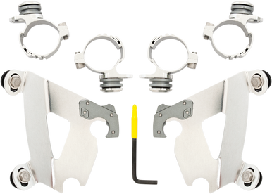 Memphis Shades #MEK1997 - Cafe Mounting Kit - Polished - XLC