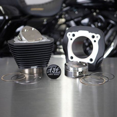 S&S Cycle 910-0763 S&S Cycle 2007+ BT 4.250in Bore 4.840in - Wrinkle Black w/o Highlight