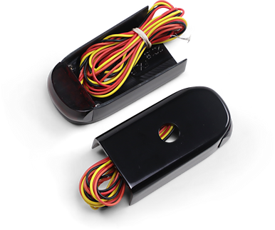 Alloy Art #SSL-LG-3B - LED Strut Light - Red/Red Black FXLR