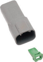 Namz Custom Cycle #DR-4G - 4-Wire Grey Deutsch Rcptcl & Wdglck Hd# 72124-94gy