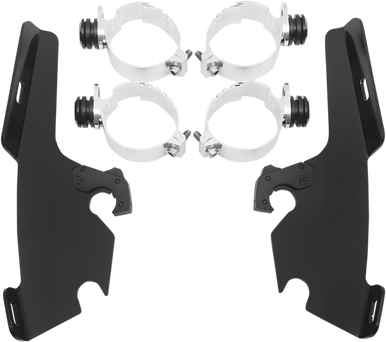 Memphis Shades #MEM8999 - Batwing Trigger Lock Mounting Kit - Valkyrie - Black