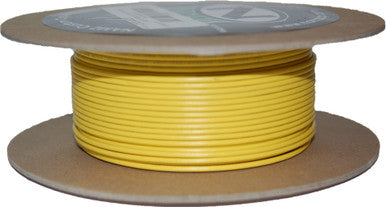 Namz Custom Cycle #NWR-4-100 - #18-Gauge Yellow 100' Spool Of Primary Wire