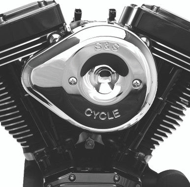 S&S Cycle 170-0528 S&S Cycle 01-15 Fuel-Injected Softail Stealth Air Cleaner Kit w/ Chrome Teardrop Cover