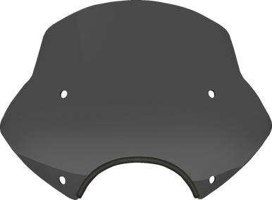 Memphis Shades #MEP54610 - Speed Demon Sportshields - 13" - 9" Headlight Cutout - Dark Black Smoke