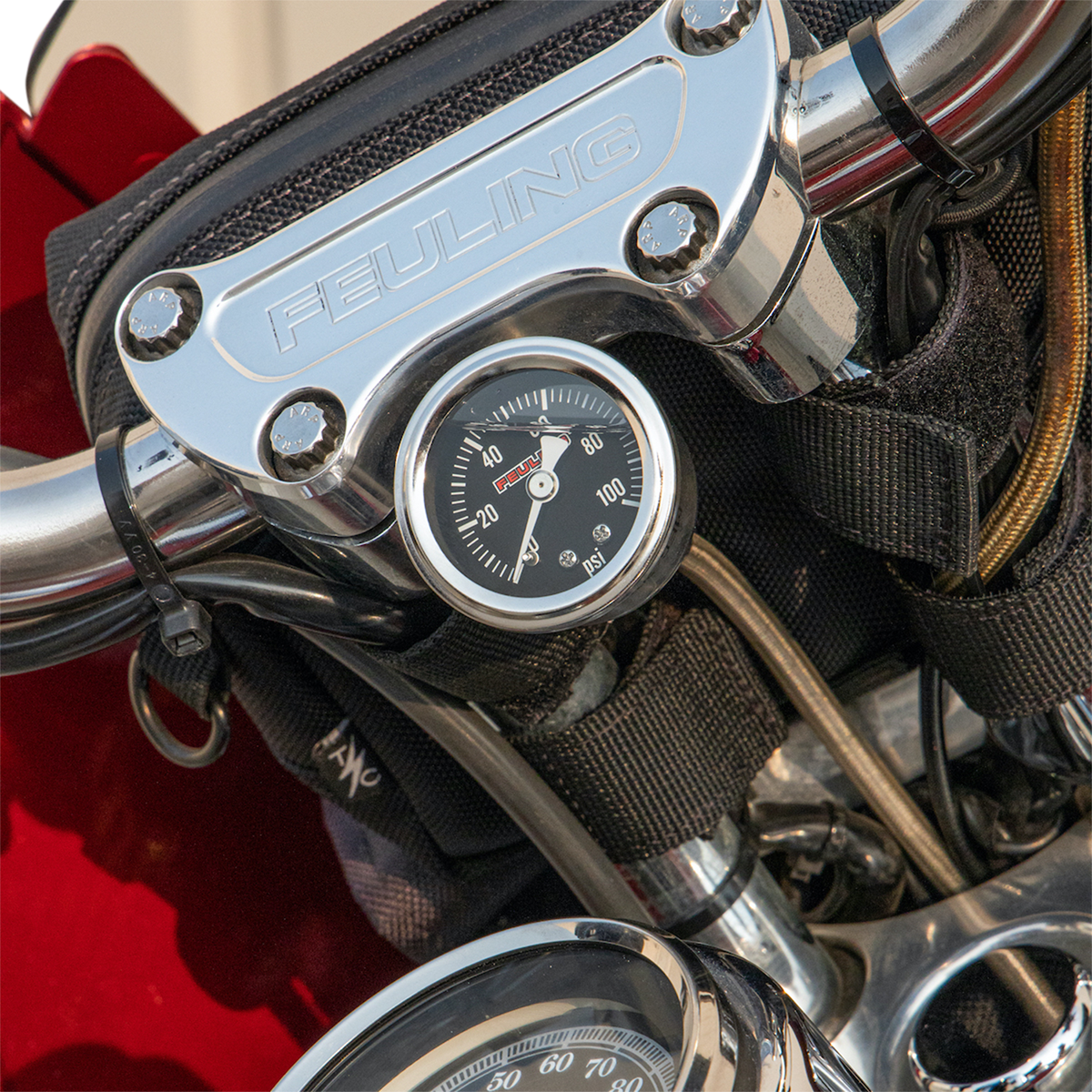 Oil Pressure Gauge - Chrome