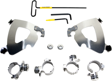 Memphis Shades #MEK2006 - Gauntlet Mounting Kit - Polished - XL1200