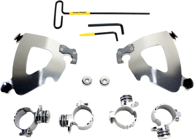 Memphis Shades #MEK2006 - Gauntlet Mounting Kit - Polished - XL1200