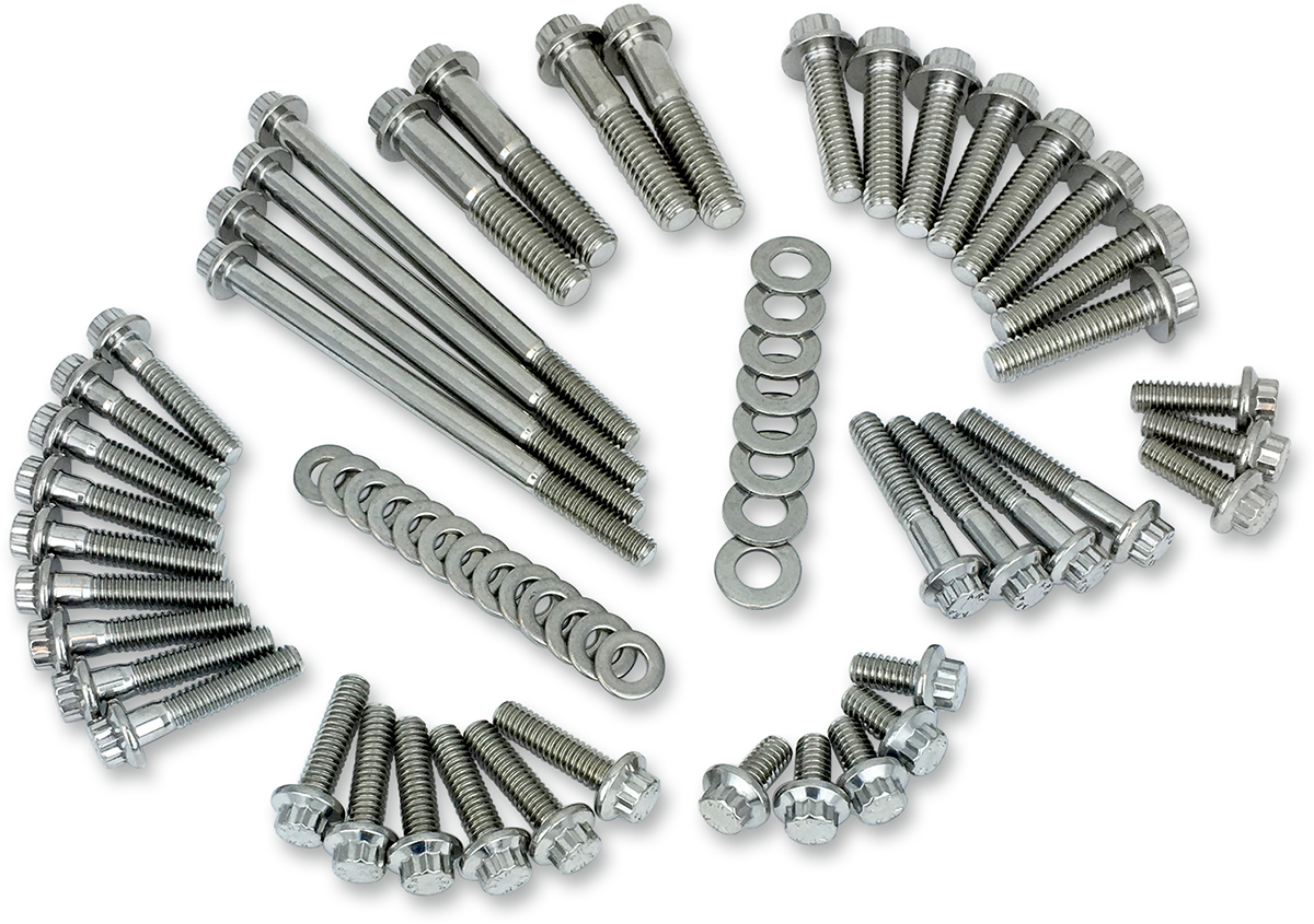 Feuling 3053 - Fastener Kit - External Primary/Transmission - 12-Point - M8