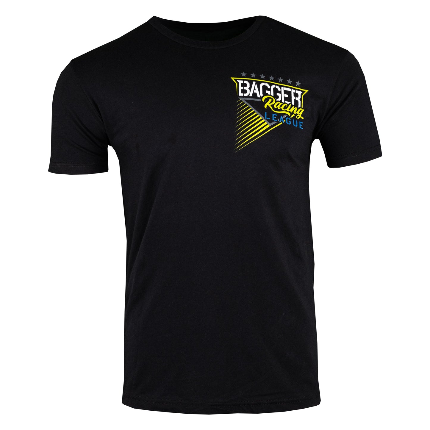 Bagger Racing League T-Shirt - Black - Neon Racer