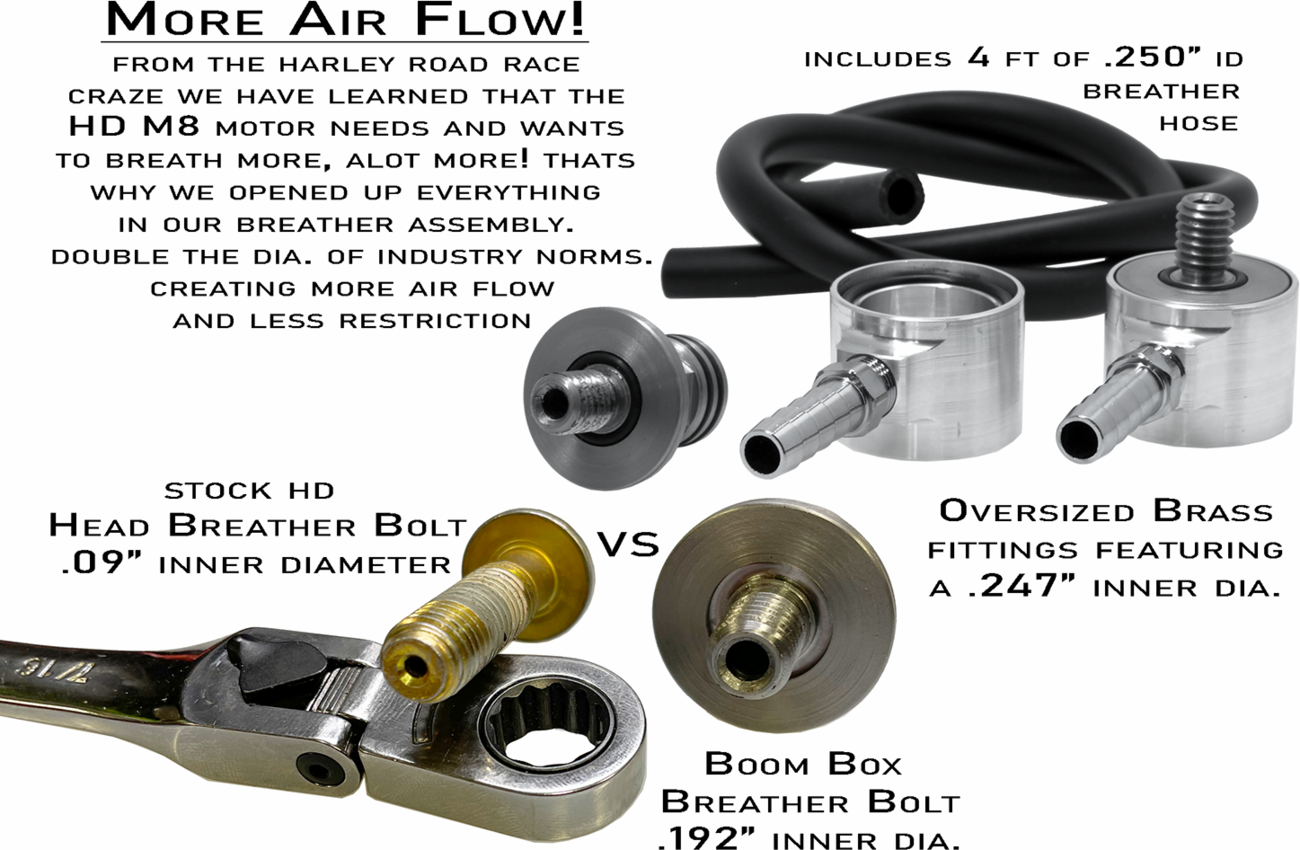 Air Cleaner - Boom Box - 2.8" - Clear - M8