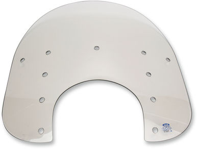 Memphis Shades #MEP3529 - Fats Windshield - 15" - 9" Headlight Cutout - Solar