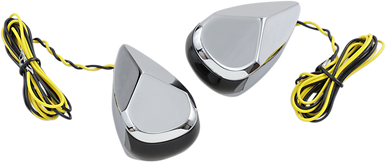 Alloy Art #MRL-1C - Turn Signal - Chrome - Smoke/Amber