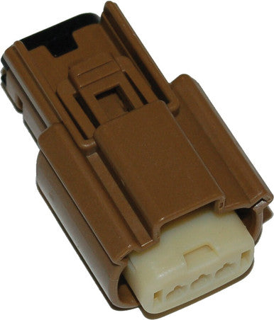 Namz Custom Cycle #NM-33471-0303 - 3-Pin Female Connector Brown Hd 72542-07bn 07-Up