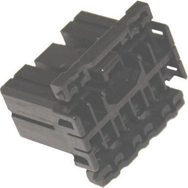 Namz Custom Cycle #NA-174465-2 - Amp 10-Wire Plug Housing Multilock Hd# 73160-96bk