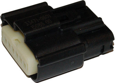 Namz Custom Cycle #NM-33471-0601 - Mlx 6-Pin Fem Conn Blk Thrttl Cntrl Acttr Hd72483-08bk