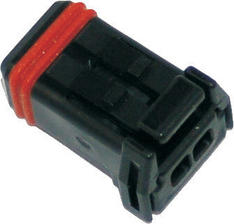 Namz Custom Cycle #NJ-2S51 - Mx-1900 2-Pin Black Socket Housing Hd# 72906-11