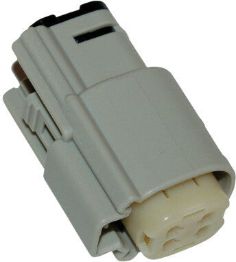 Namz Custom Cycle #NM-33472-4002 - 4-Pin Female Connector Grey Hd 72444-07gy 07-Up