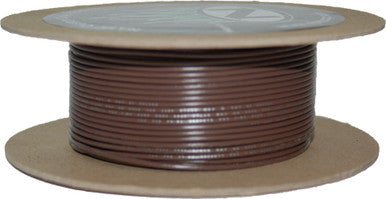 Namz Custom Cycle #NWR-1-100-20 - 100' Spool 20-Gauge Wire (Brown)
