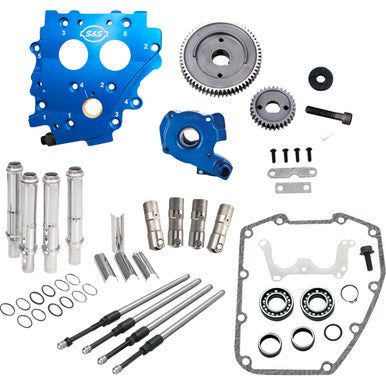 S&S Cycle #310-1267 - Cam Chest Kit without Cams - Gear Drive - Oil Cooled - Chrome Pushrods - Twin Cam