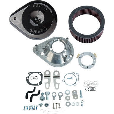 S&S Cycle #170-0307E - Teardrop Air Cleaner - Gloss Black