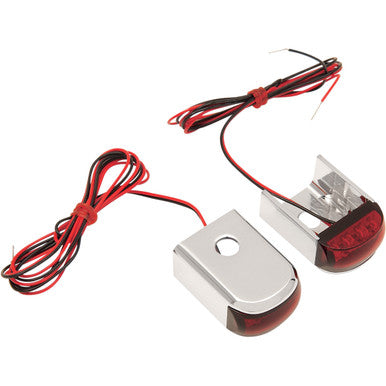 Alloy ART #DSL-3 - Strut Light - LED - Red/Red - Chrome