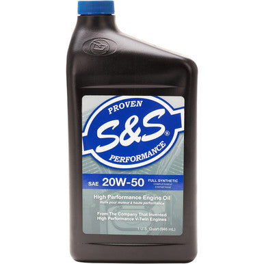 S&S Cycle #153755 - Synthetic Oil 20W-50 - 1 U.S. quart