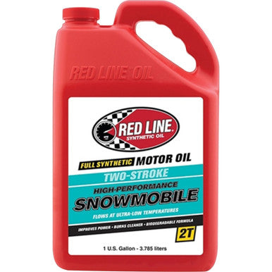 RED Line Synthetic OIL #41005 - 2-Cycle Snowmobile Oil - 1 US gallon