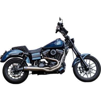 S&S Cycle #550-1097 - 2-into-1 Qualifier Exhaust System - Brushed