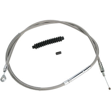 Barnett #102301000506 - High-Efficiency Stainless Steel Clutch Cable for Harley-Davidson - +6" - '89-'06 Touring