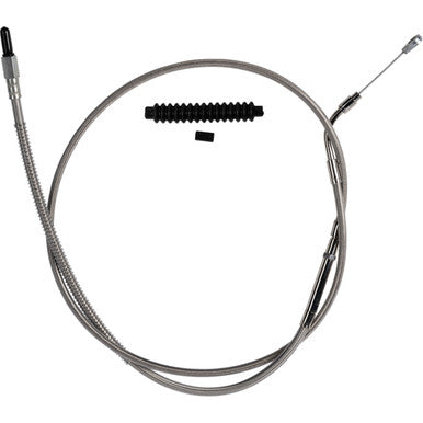 Barnett #10230100666 - High-Efficiency Stainless Steel Clutch Cable for Harley-Davidson - +6" - '21-'24 FLH