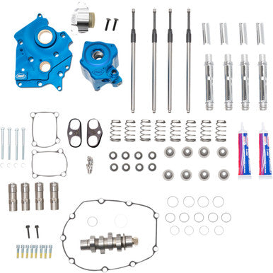 S&S Cycle #310-1116A - Cam Chest Kit with Plate - Chain Drive - Water Cooled - 540 Cam - Chrome Pushrods - M8
