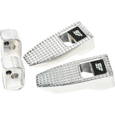 Slyfox #SF-903-02-2 - Speed Pegs - Silver Polished - Rear