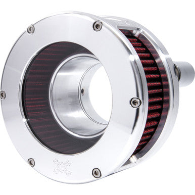 Feuling Parts #5432 - BA Series Air Cleaner Kit - Raw - Red Filter
