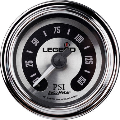 Legend Suspension #2212-0492 - Fairing Mounted LED Backlit PSI Gauges - Spun Aluminum
