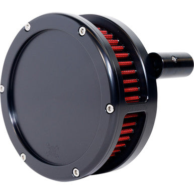 Feuling Parts #5453-S - Slim BA Air Cleaner Kit - Black - Red Filter - '08-'17 Twin Cam