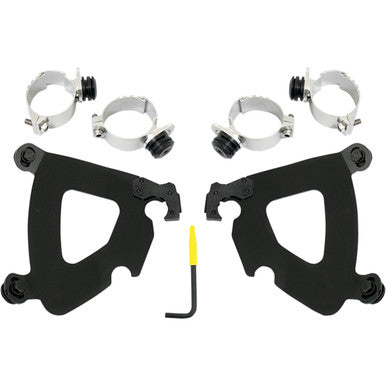 Memphis Shades #MEB1993 - Gauntlet Mounting Kit - Black - FXD