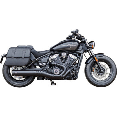 S&S Cycle #550-1121 - Grand National Slip-On Mufflers - Black - 50-State