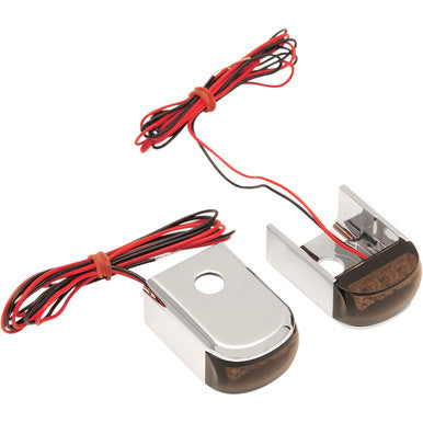 Alloy ART #DSL-1 - Strut Light - LED - Amber/Smoke - Chrome