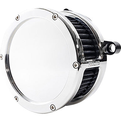 Feuling Parts #5577 - BA Air Cleaner Kit - Chrome with Black Filter - M8