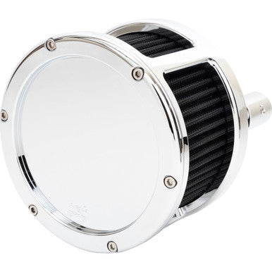 Feuling Parts #5527 - BA Race Series Air Cleaner Kit - Chrome - Black Filter
