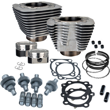 S&S Cycle #910-0700 - Hooligan Kit - 883 cc to 1200 cc - Silver Powdercoat - Sportster